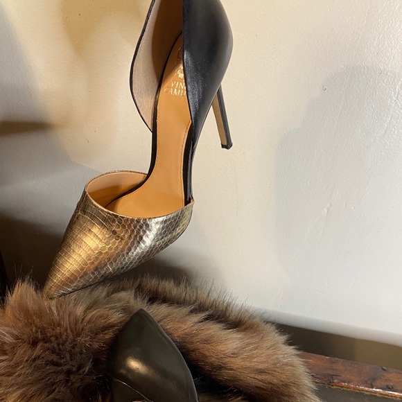 *Rare* Vince Camuto Baby Stiletto Silver Snakeskin - Picture 11 of 12